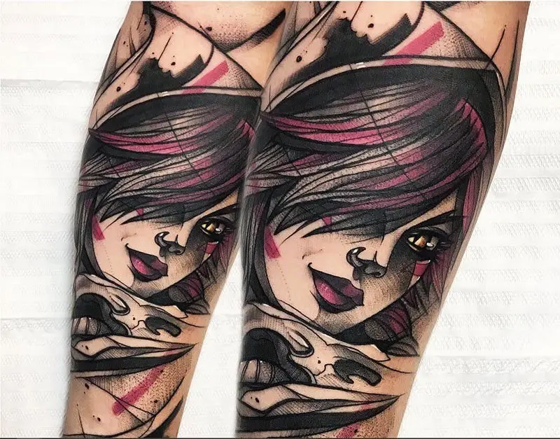 Xayah tattoo 