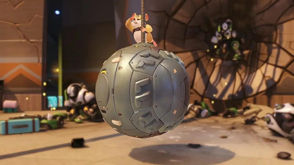 Wrecking Ball Overwatch gameplay