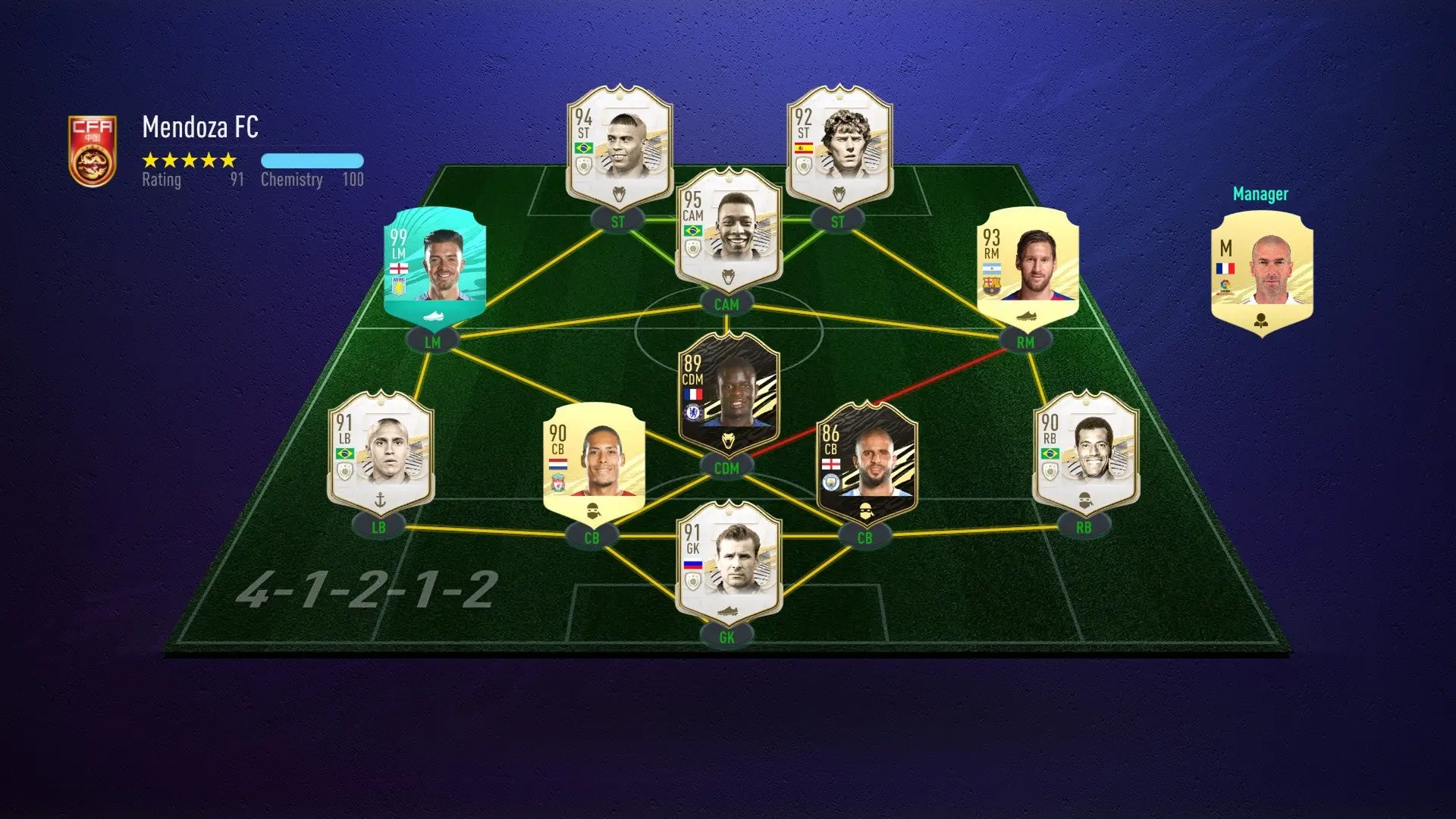 Jack Grealish FUT team