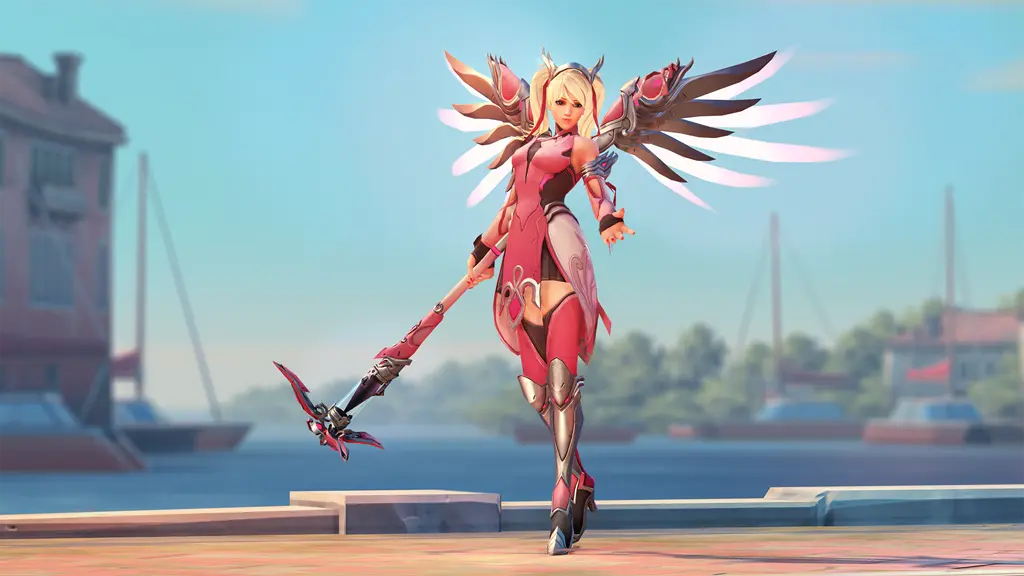 Pink Mercy skin on Rialto