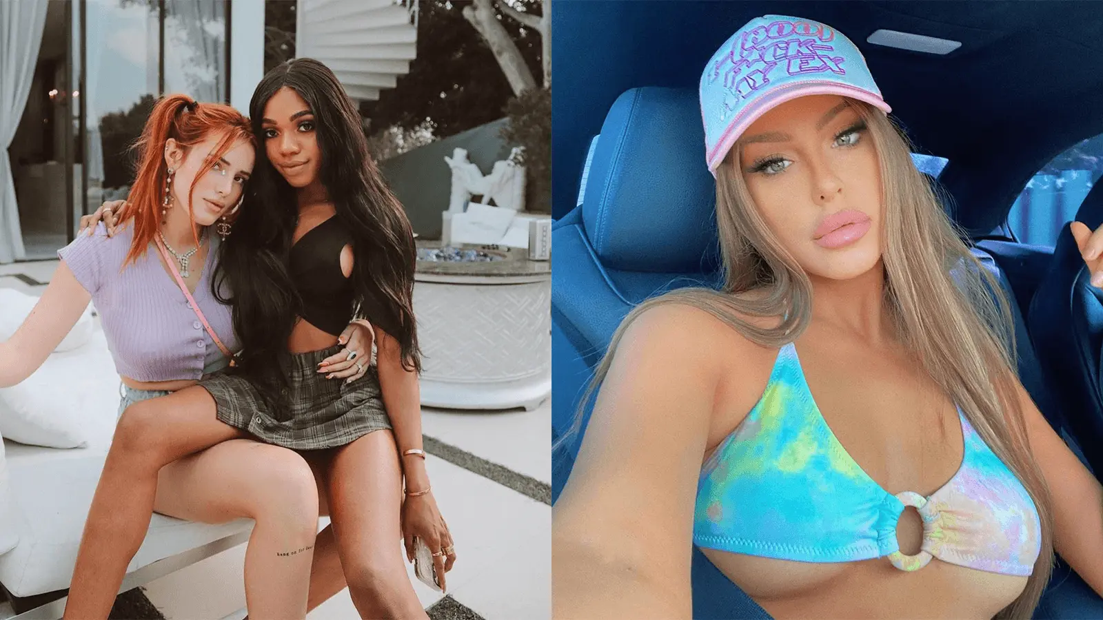 Tana Mongeau, Teala Dunn, Bella Thorne TikTok