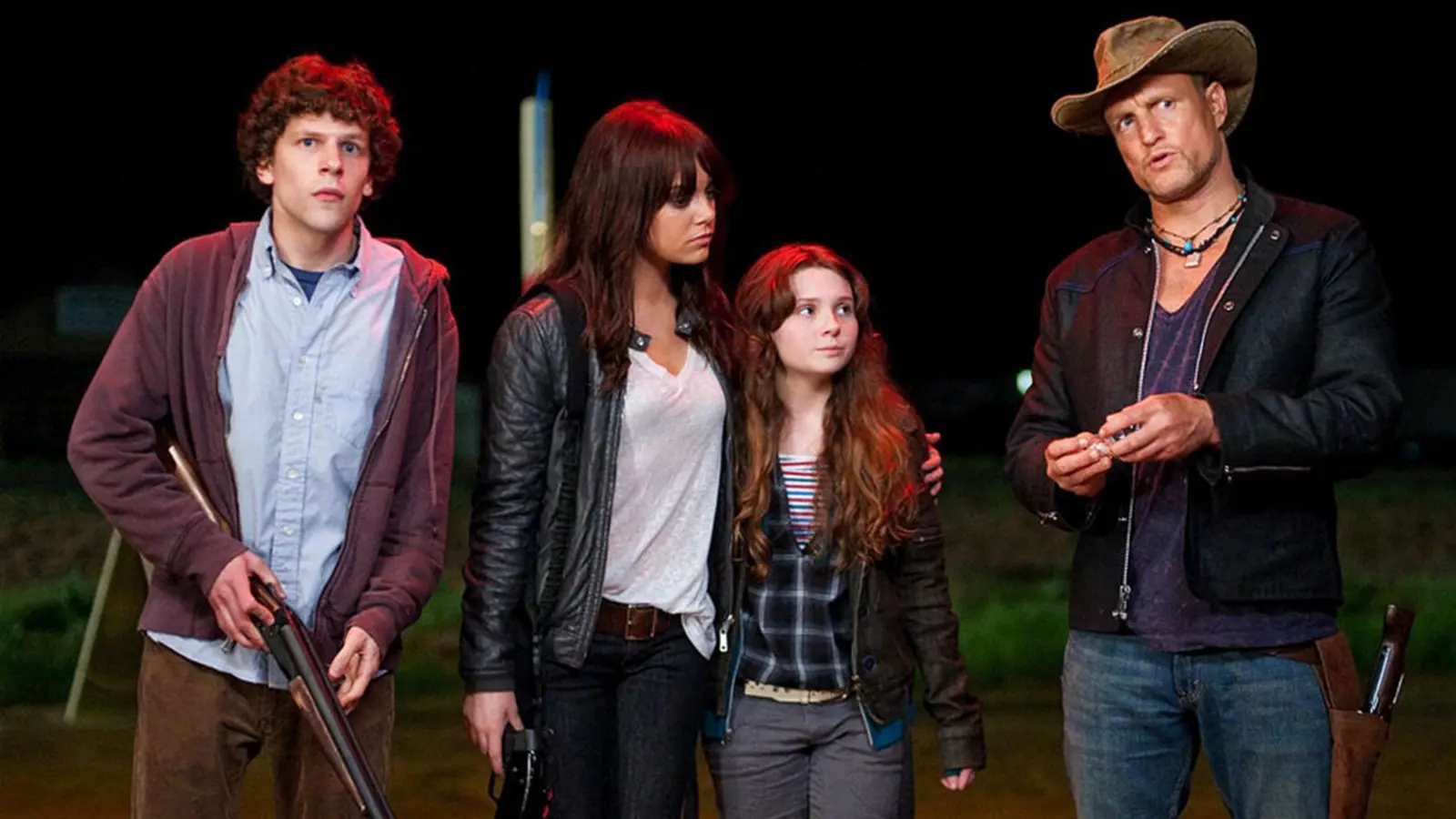 The cast of Zombieland