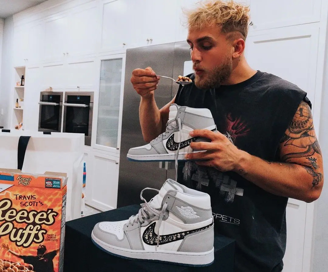 Jake Paul Air Jordan 1 Dior cereal