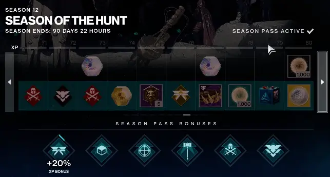 Destiny 2 Season of the Hunt Season Pass