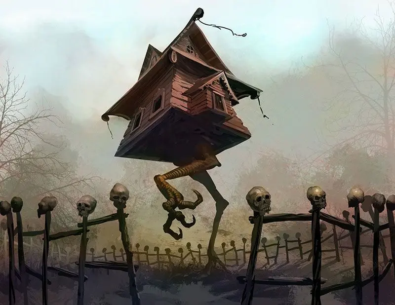 Baba Yaga hut