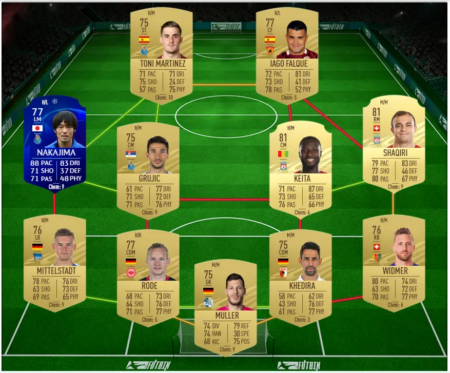 FIFA 21 SBC solution for UEFA Marquee Matchups Week 4 Liverpool v Atalanta