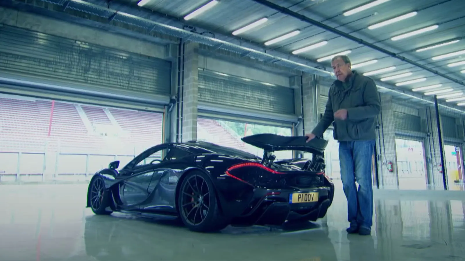 Jeremy Clarkson with McLaren P1