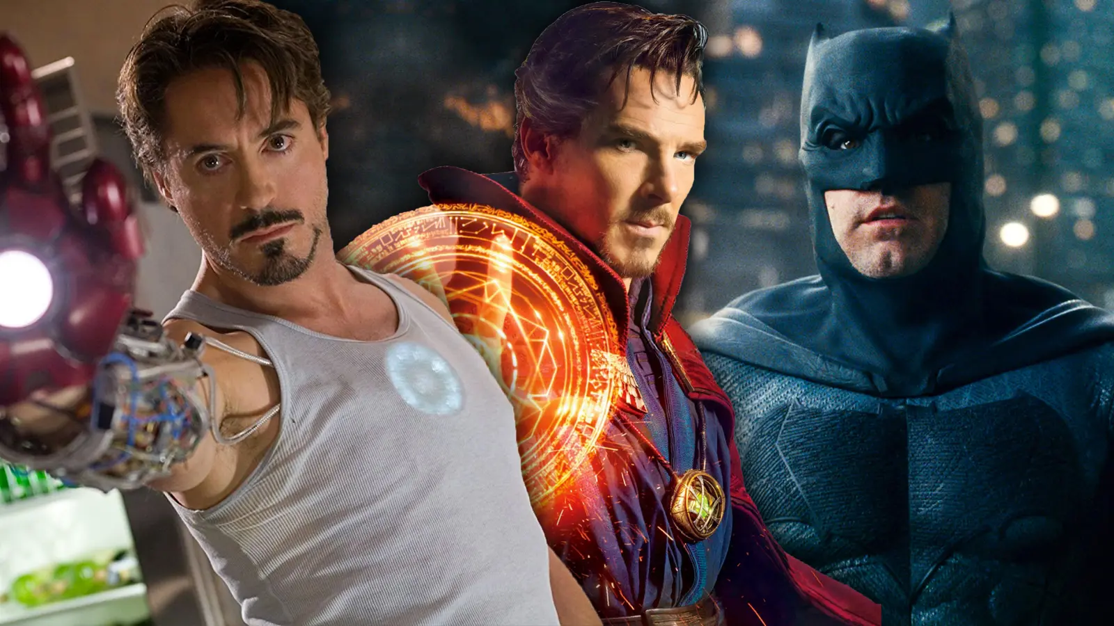 Iron Man Doctor Strange and Batman