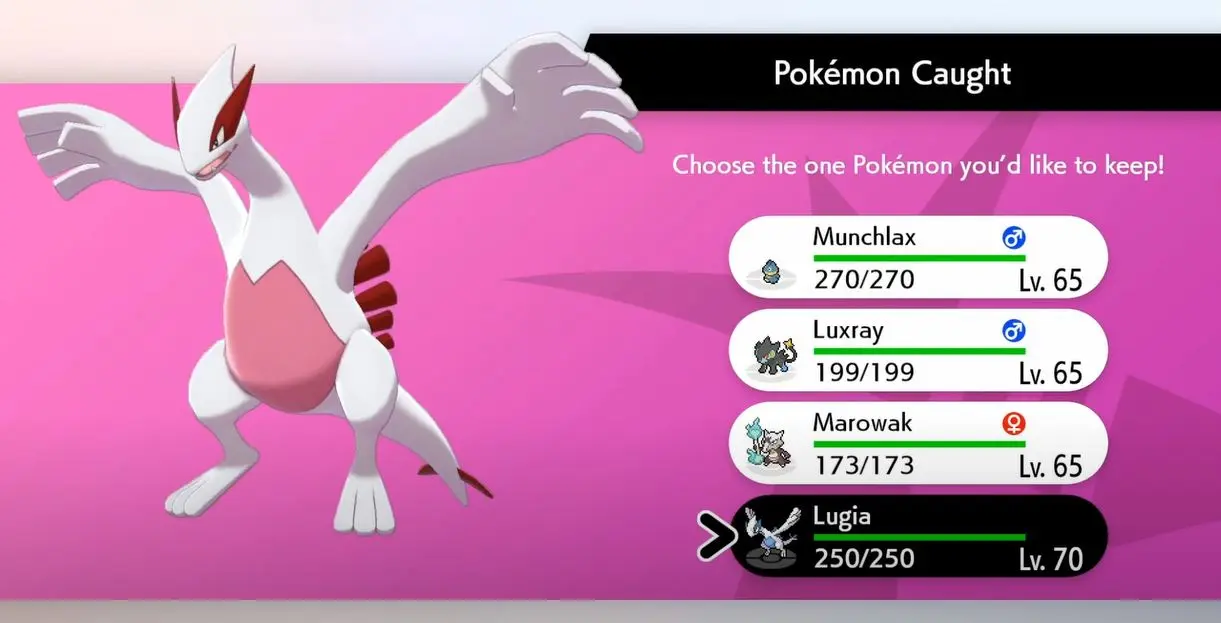 Shiny Lugia Crown Tundra