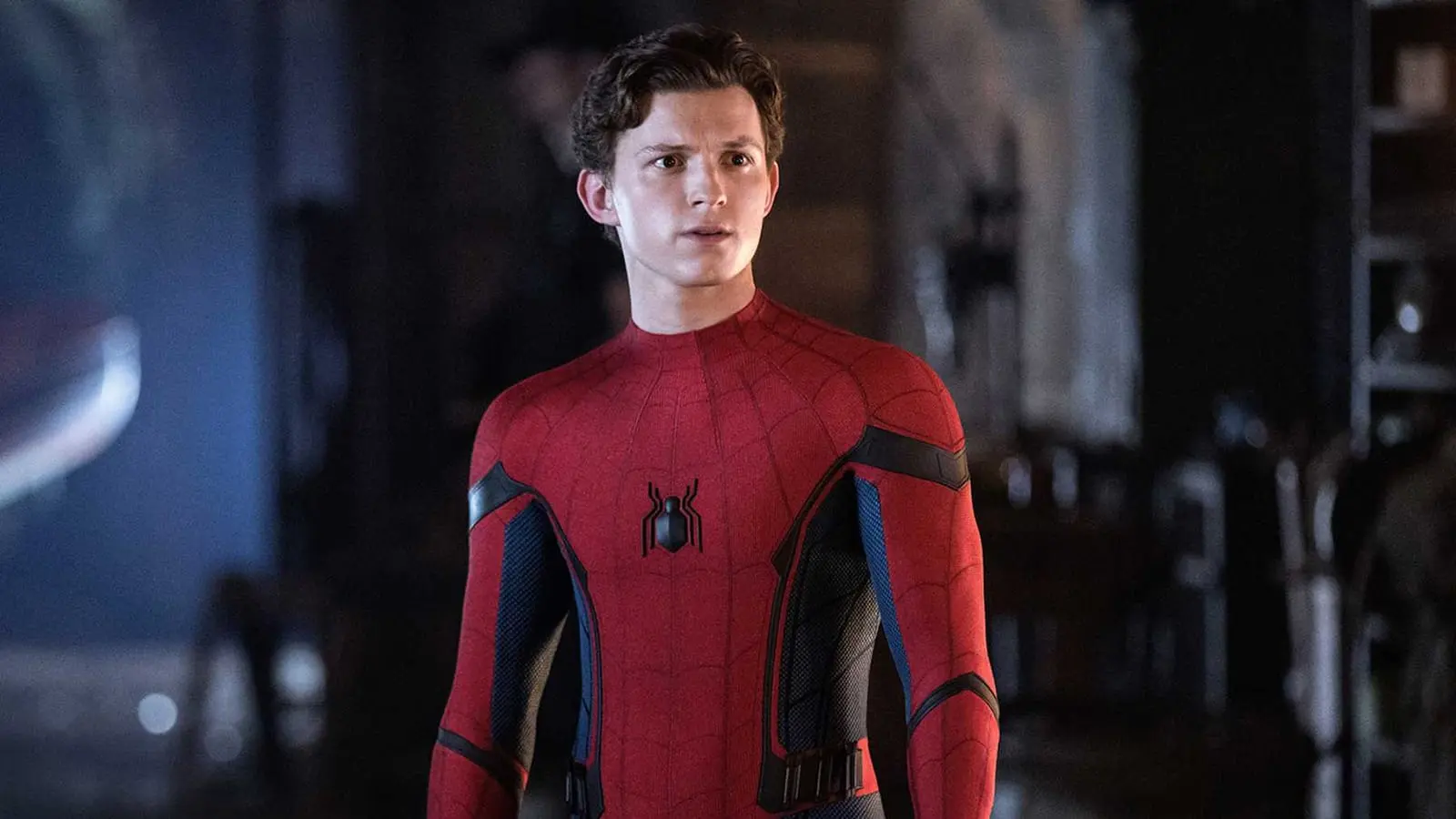 Tom Holland as Spider-Man in Far From Home