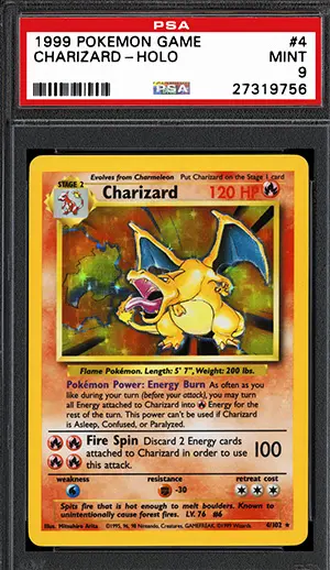 psa 9 charizard