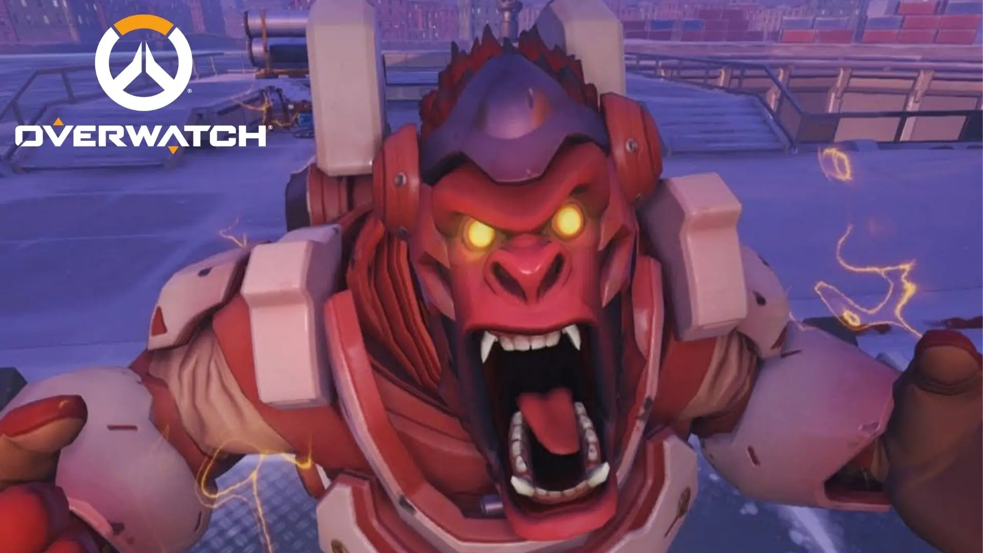 Winston screaming in Overwatch