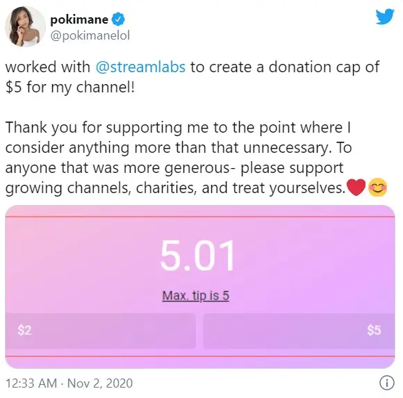 pokimane tweet