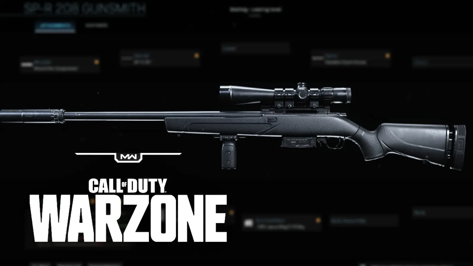 Warzone SP-R208 gun loadout