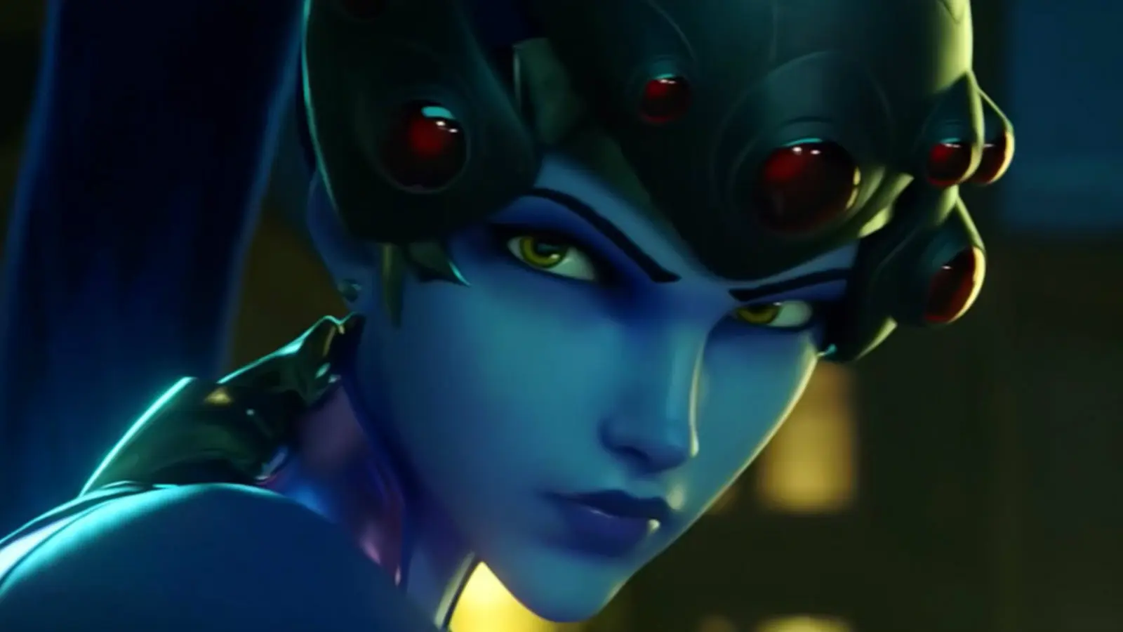 Widowmaker glares