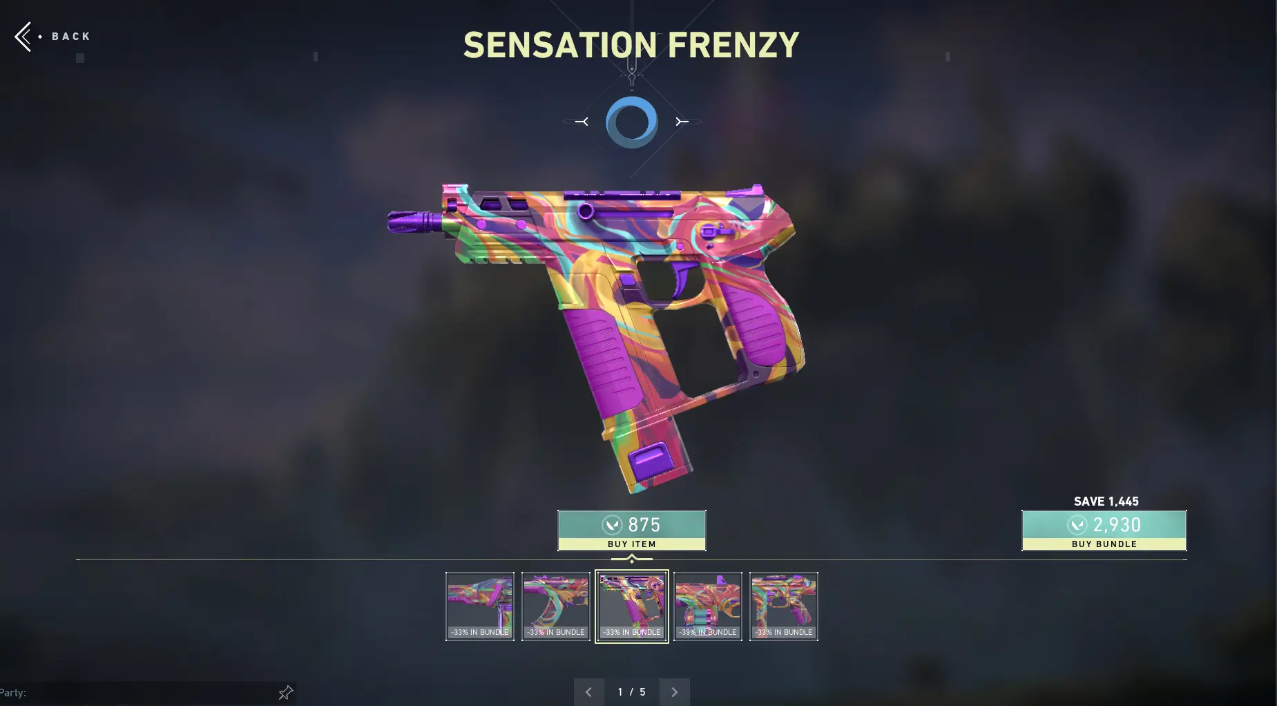 Valorant Frenzy Sensation Skin