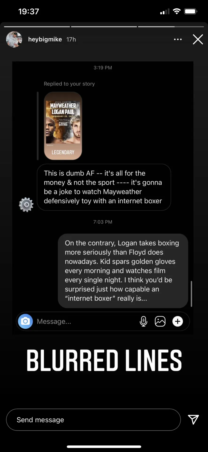 logan paul floyd mayweather fight