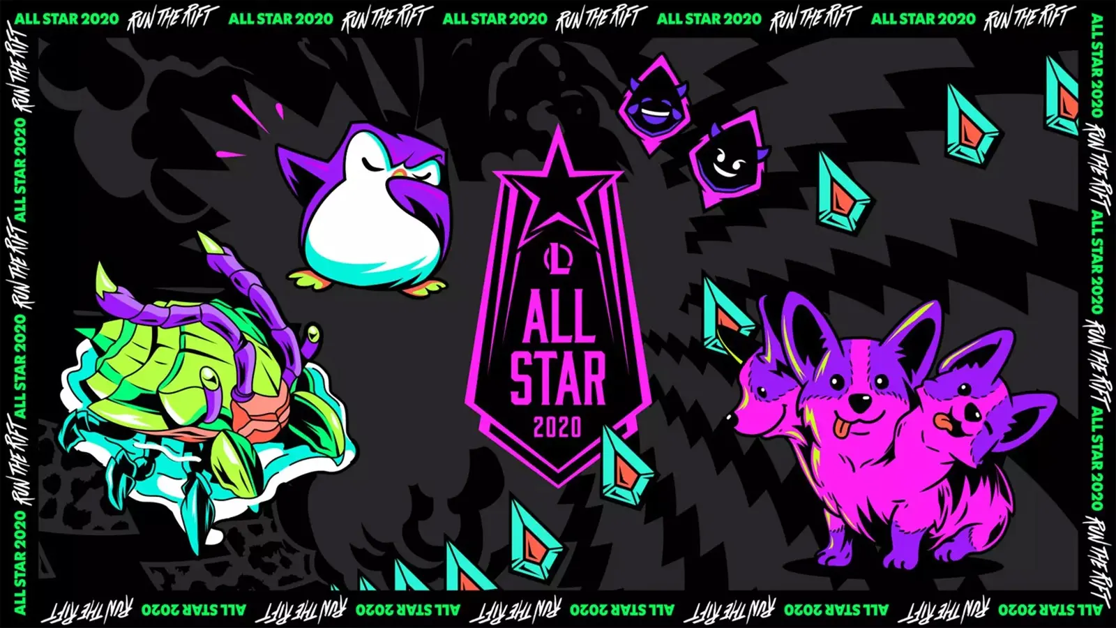 League of Legends 2020 All-Star header