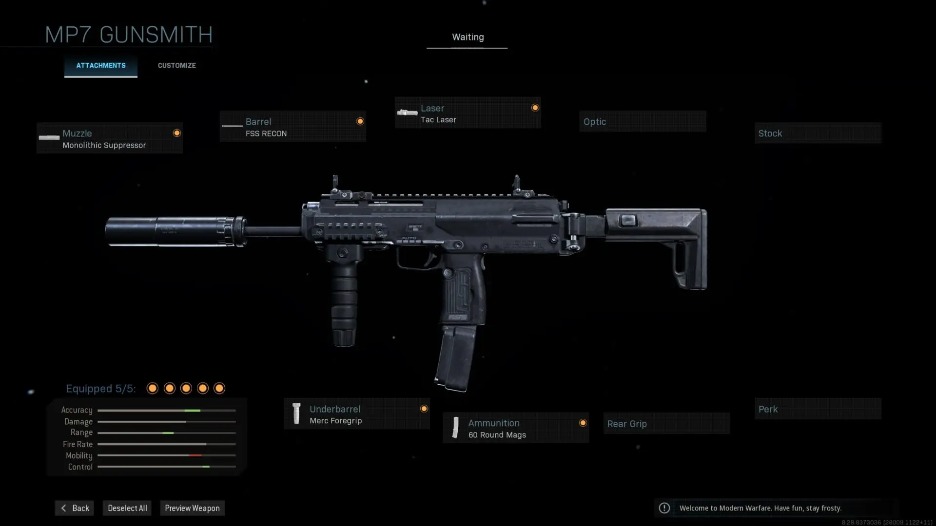 MP7 Warzone 