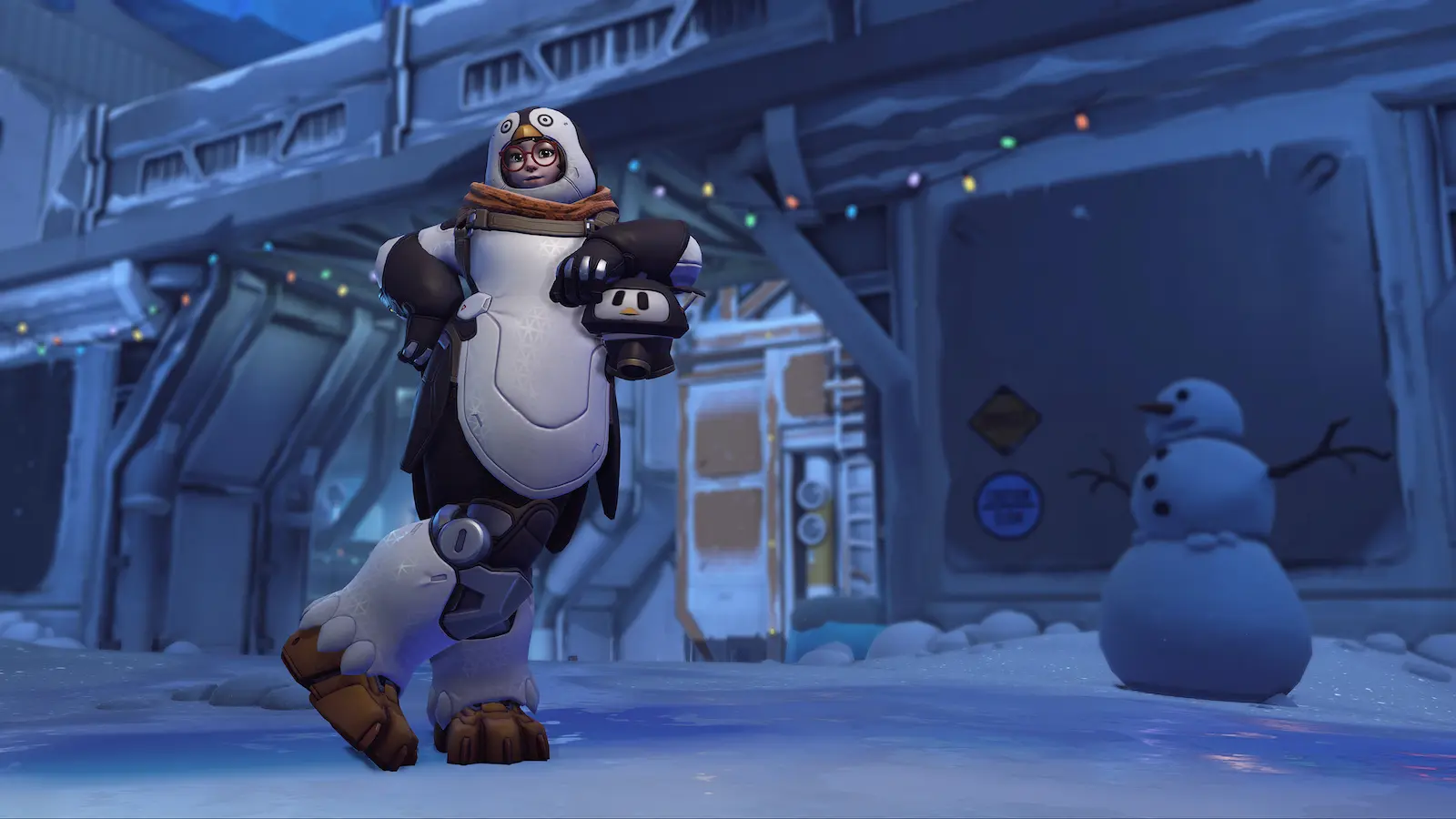 Penguin Mei Skin Overwatch Winter Wondrland