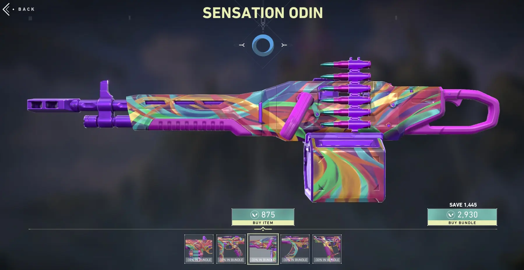 Valorant Odin Sensation Skin