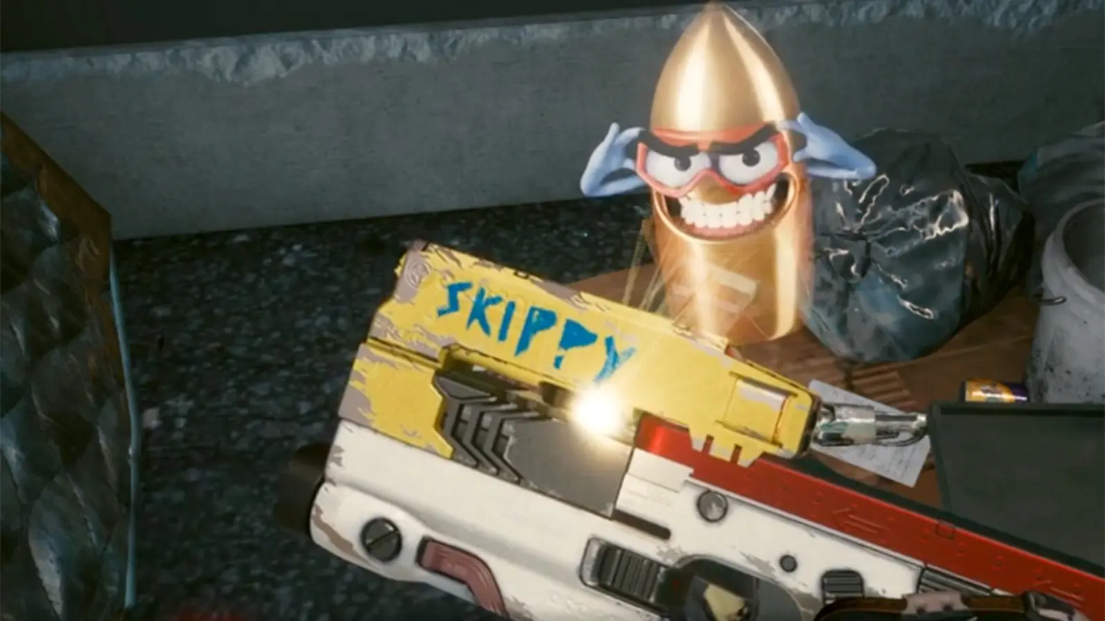 Skippy gun Cyberpunk 2077