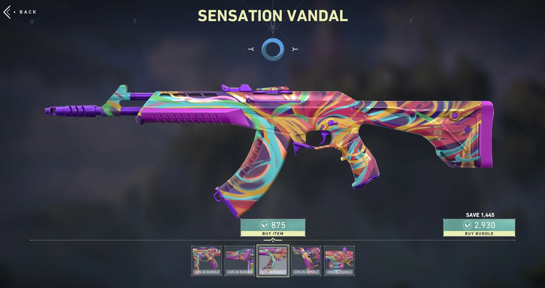 Vandal Sensation Valorant