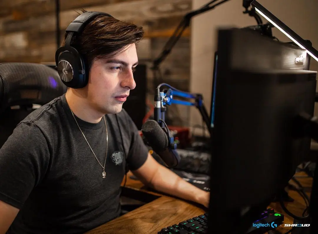 shroud twitch stream logitech