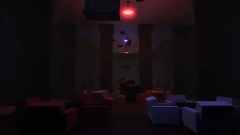 One of Roblox's scary horror games, Alone in a dark house