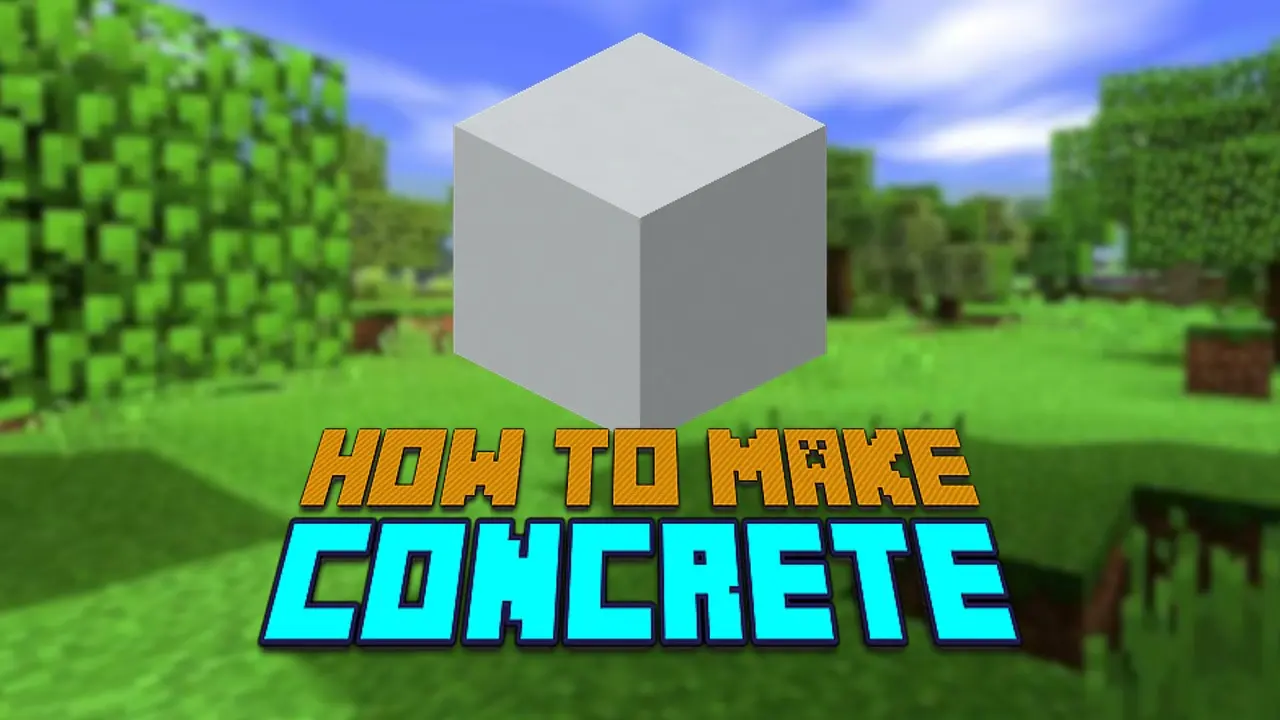 Minecraft concrete