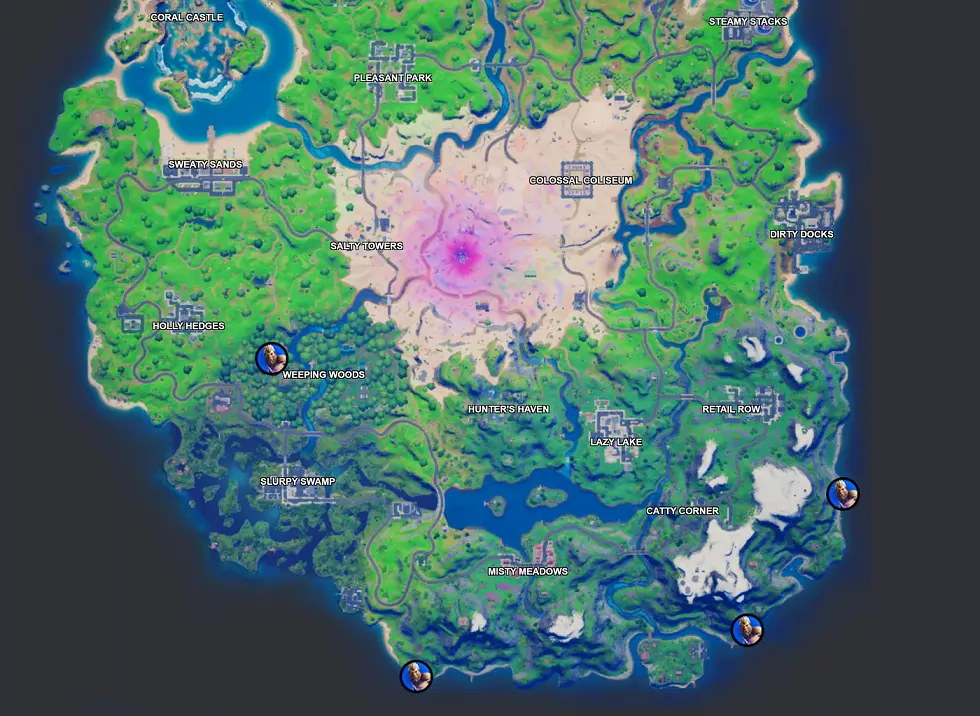 Fortnite Season 5 map