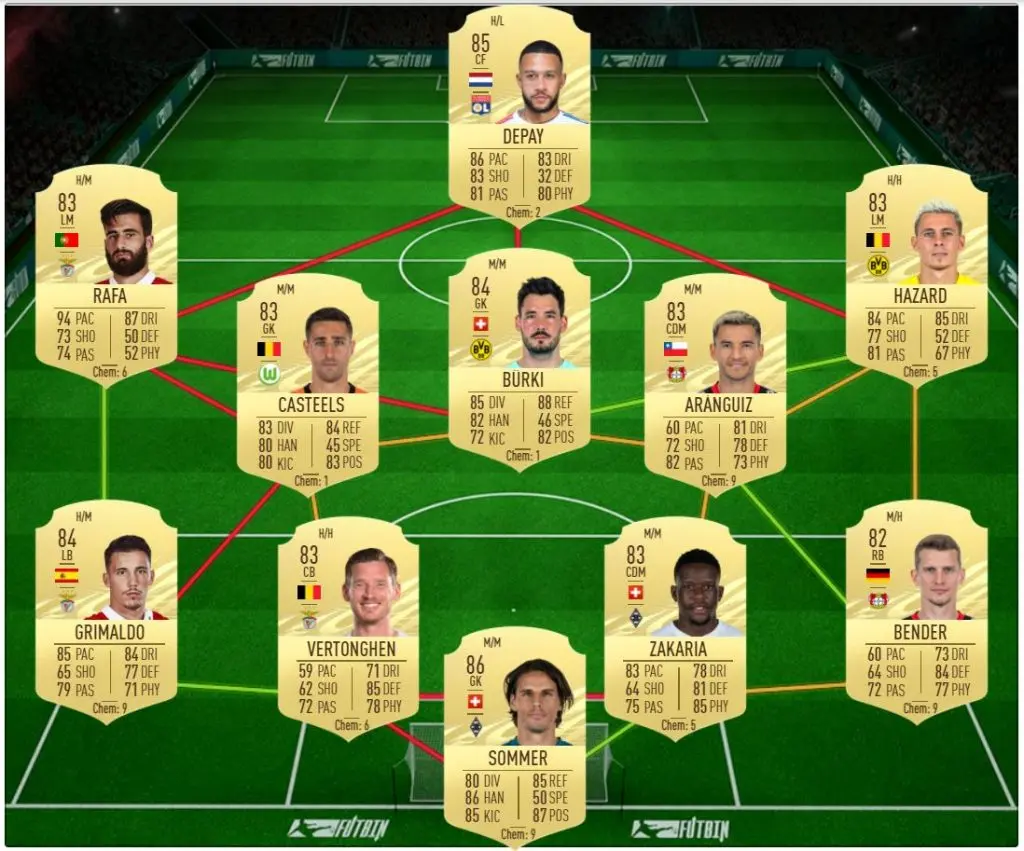 Sean Klaiber Showdown FIFA 21 SBC solution