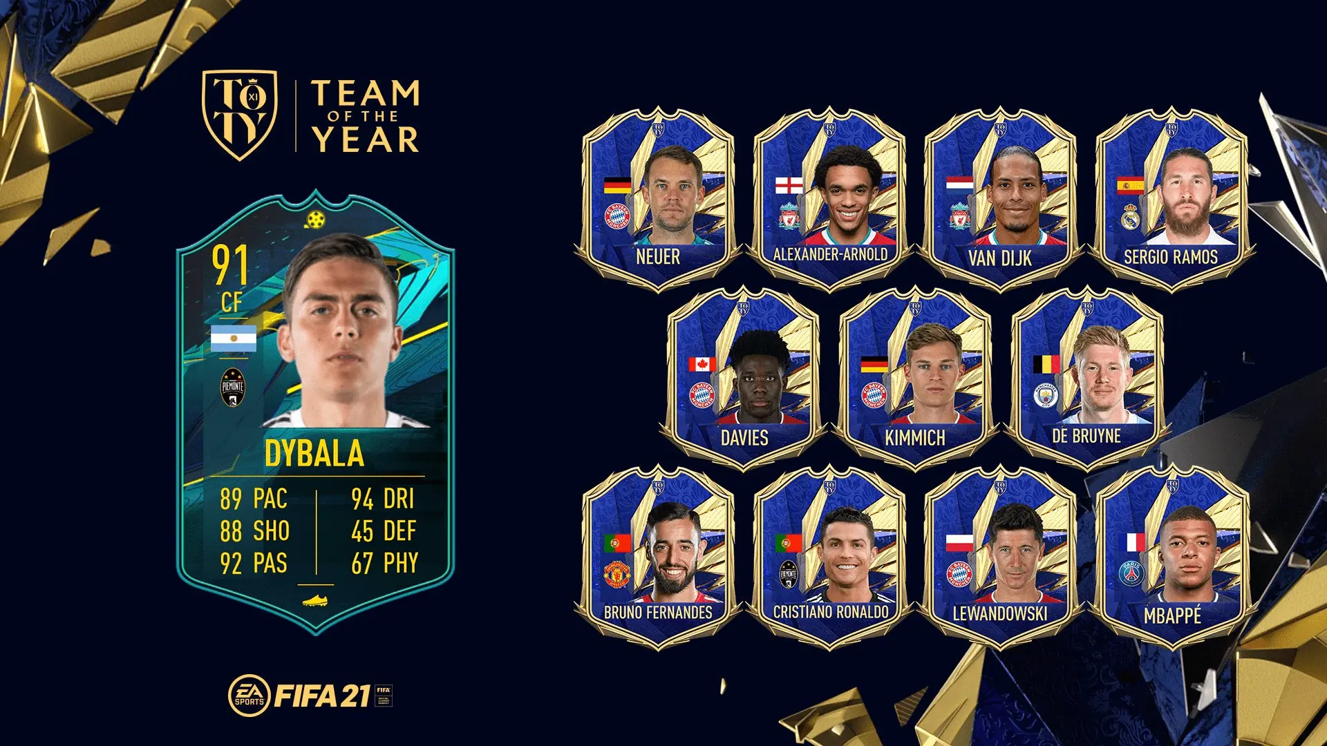 paulo dybala fifa 21 player moments sbc toty