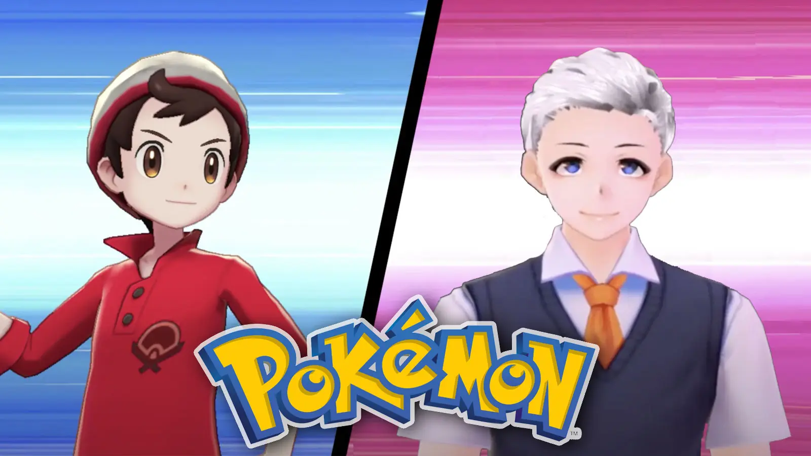 Screenshot of Pokemon Sword & Shield protagonist challenged by PewDiePie avatar.