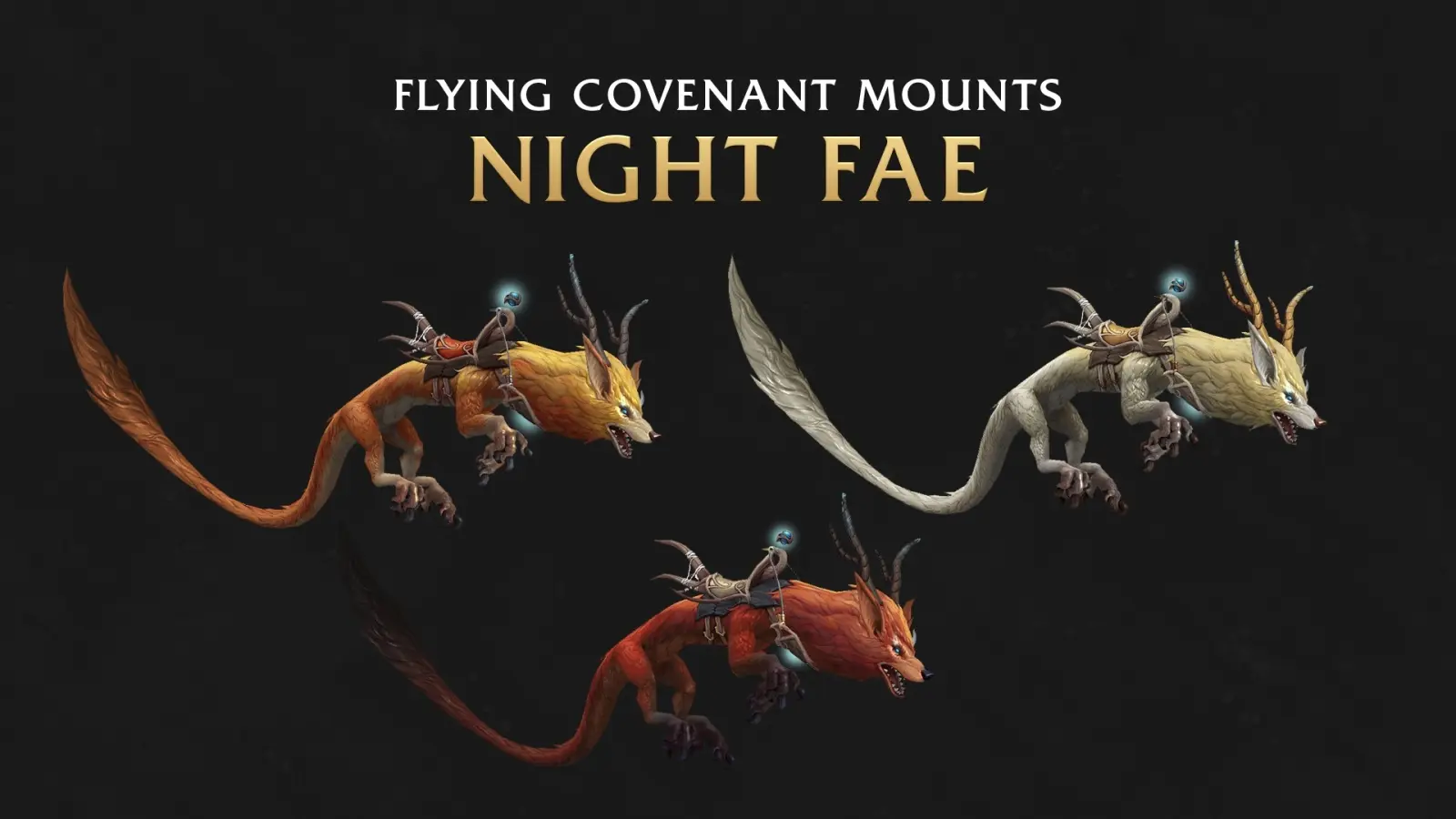 WoW Shadowlands Night Fae Mount