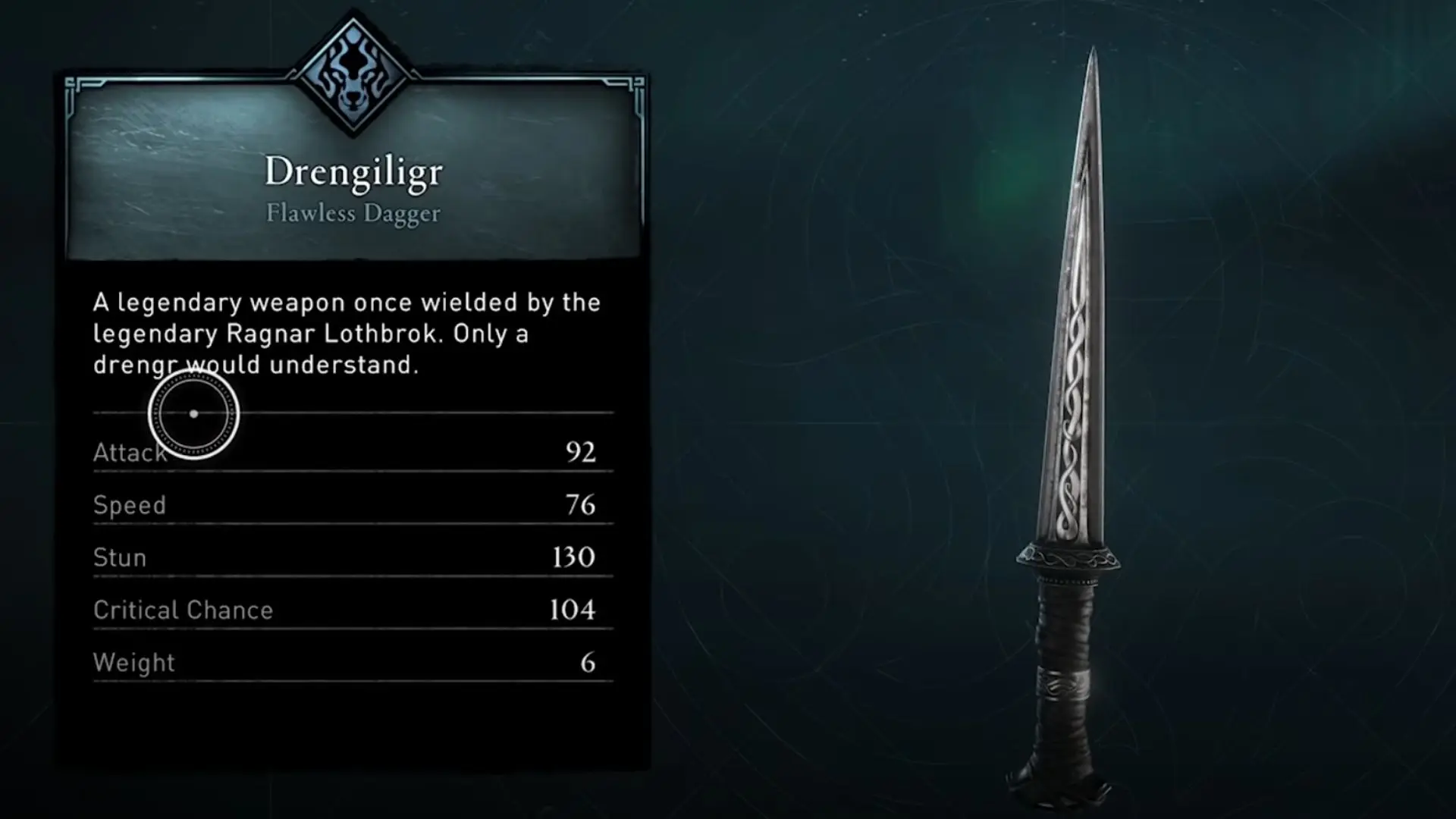 Drengiligr dagger 