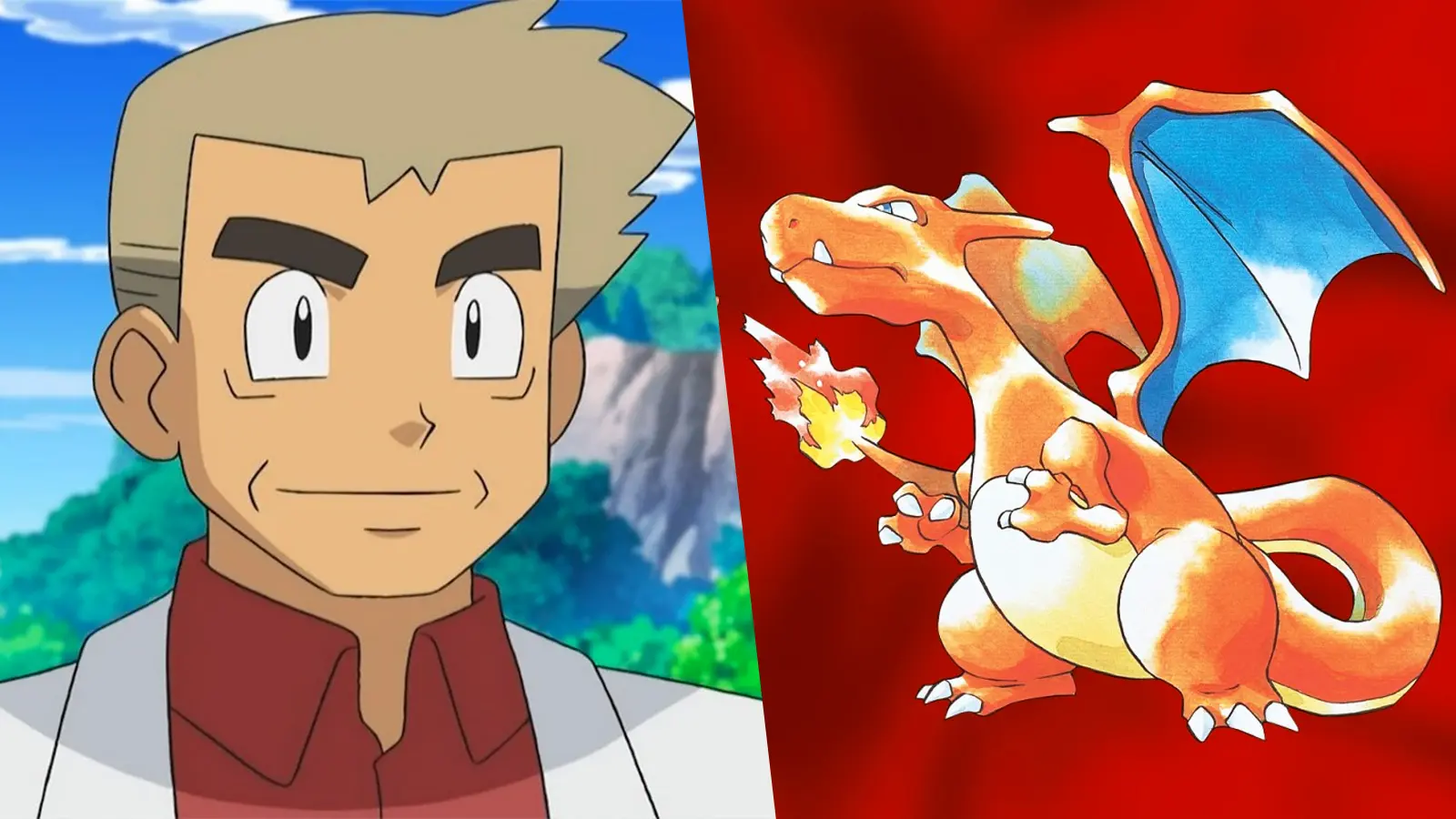 Professor Oak Pokemon Red