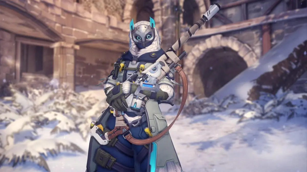 Ana Amari Snow Owl Skin Overwatch