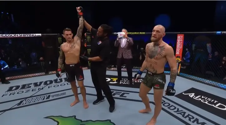 Dustin Porier wins vs McGregor