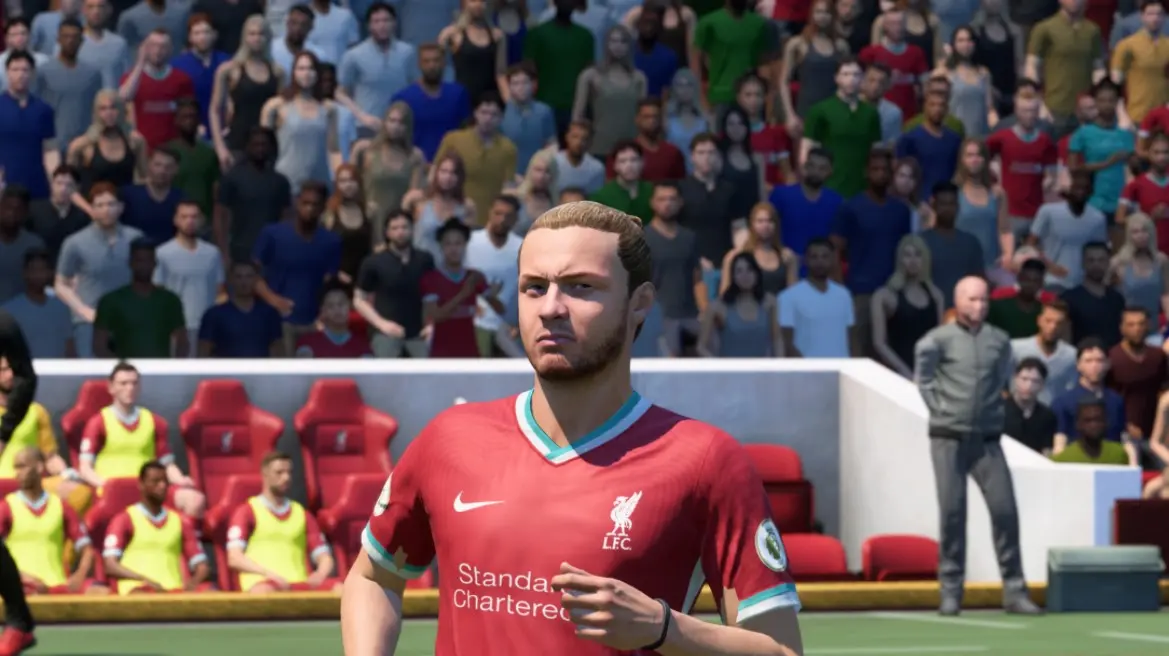 Harvey Elliott in FIFA 21 for Liverpool