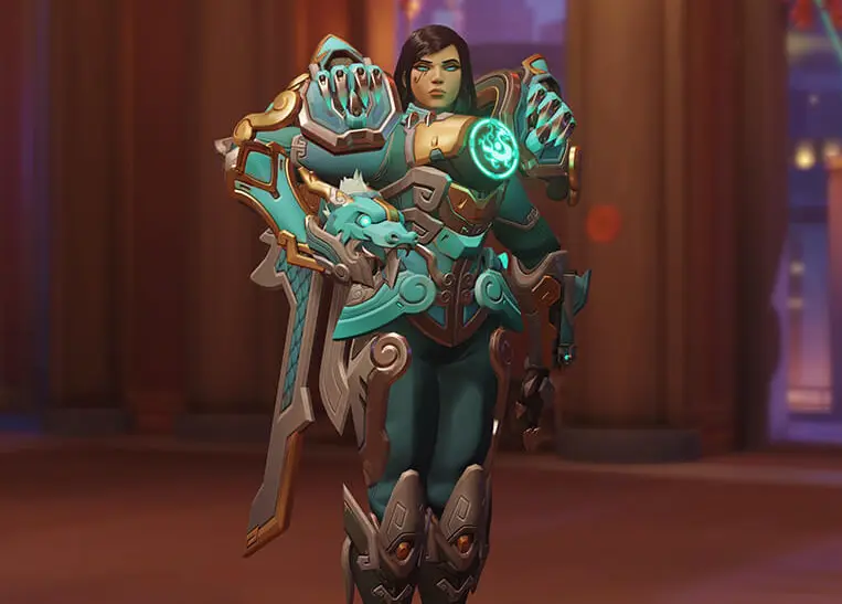 Emerald Pharah skin