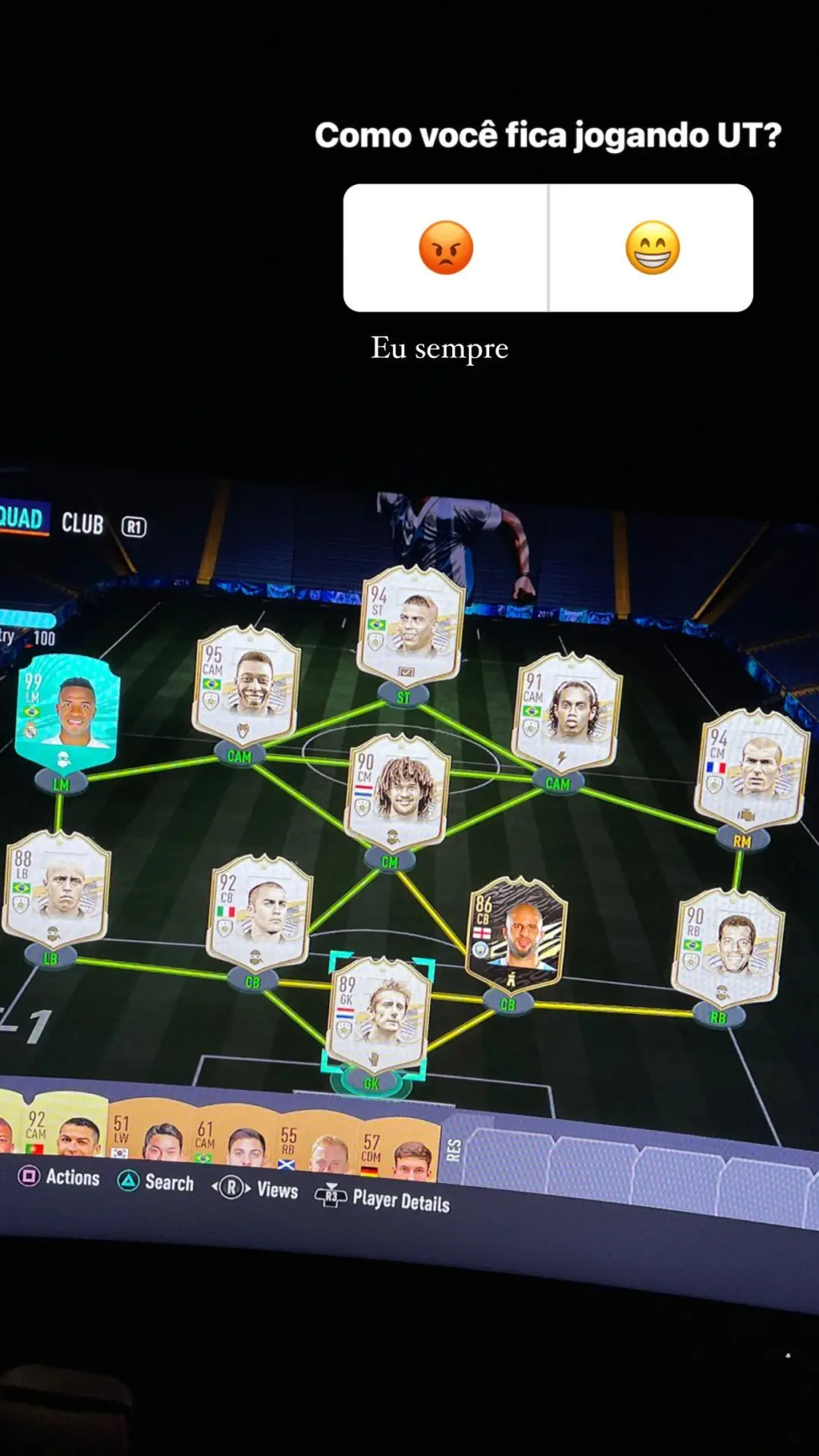 vinicius jr's fifa 21 ultimate team