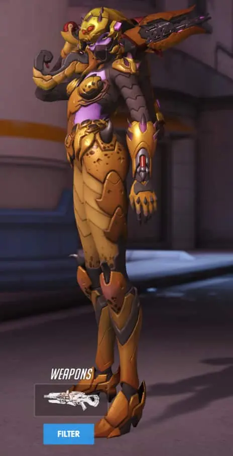 Widowmaker Scorpion Halloween Terror Skin