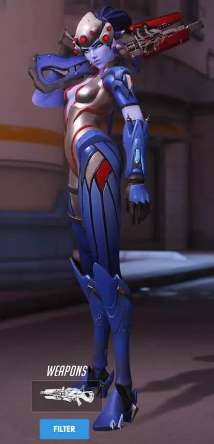 Overwatch Widowmaker Tricolore skin