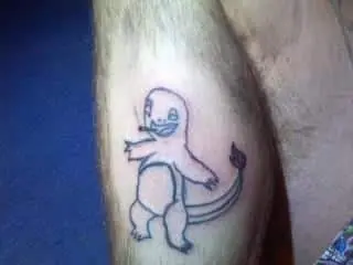 bad pokemon tattoo charmander