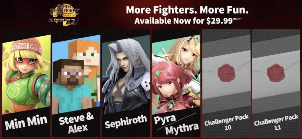 Smash Ultimate challenger pack 10 and 11