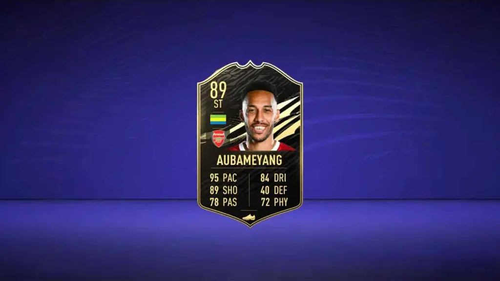 FIFA 21 TOTW 27 Aubameyang