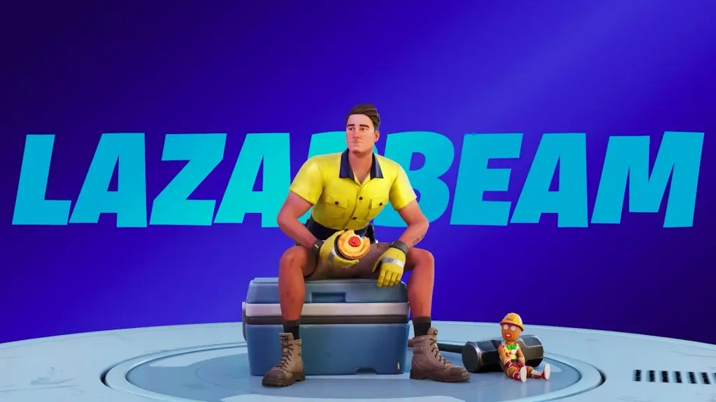 Lazarbeam has finally got his own Fortnite Icon Series skin.