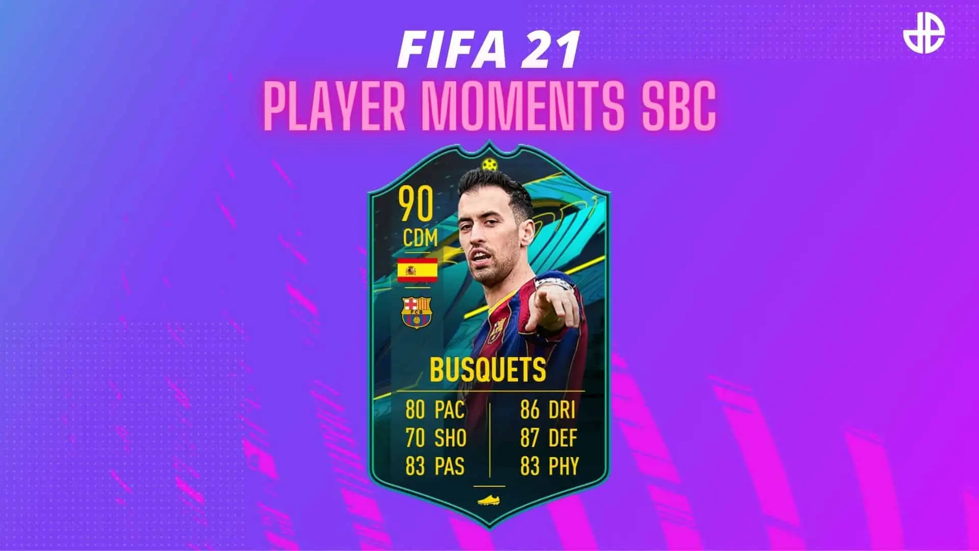 Sergio Busquets FIFA 21 Player Moment SBC