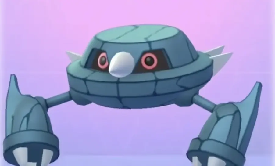 Screenshot of Metang in Pokemon Go.